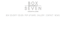 Tablet Screenshot of boxseventyseven.com